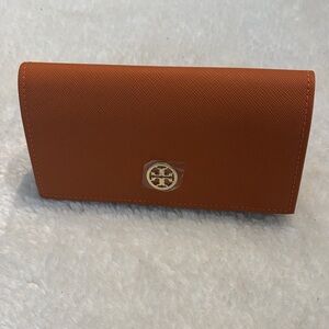 Tory Burch Burnt Orange case of sunglasses